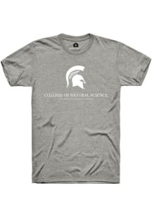 Rally Michigan State Spartans Grey College of Natural Science Short Sleeve T Shirt