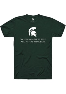 Michigan State Spartans Green Rally College of Agriculture and Natural Resources Short Sleeve T ..