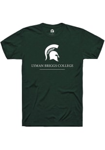 Rally Michigan State Spartans Green Lyman Briggs College Short Sleeve T Shirt