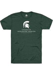 Michigan State Spartans Green Rally College of Osteopathic Medicine Short Sleeve T Shirt