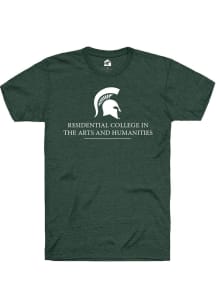 Rally Michigan State Spartans Green Residential College in the Arts and Humanities Short Sleeve ..