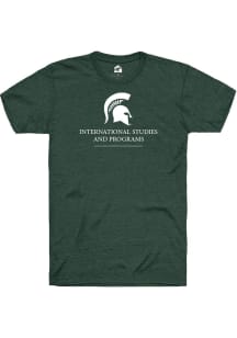 Rally Michigan State Spartans Green International Studies and Programs Short Sleeve T Shirt
