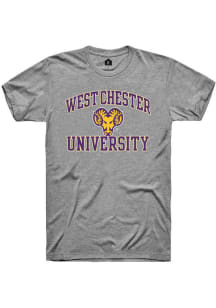 Rally West Chester Golden Rams Grey Number One Graphic Short Sleeve T Shirt