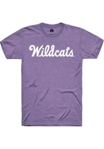 Rally K-State Wildcats Purple Script Short Sleeve Fashion T Shirt