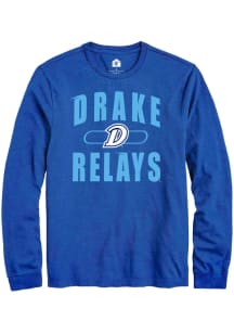 Rally Drake Bulldogs Blue Drake Relays Long Sleeve T Shirt