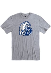 Rally Drake Bulldogs Grey Primary Mascot Long Sleeve T Shirt
