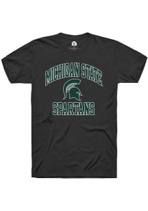 Michigan State Spartans Black Rally no1 Graphic Short Sleeve T Shirt