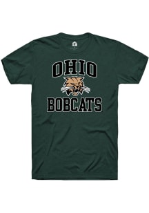 Rally Ohio Bobcats Green Number 1 Short Sleeve T Shirt