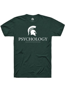 Rally Michigan State Spartans Green Psychology Short Sleeve T Shirt