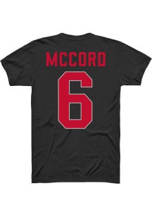 Kyle McCord Ohio State Buckeyes Black Player Short Sleeve Player T Shirt