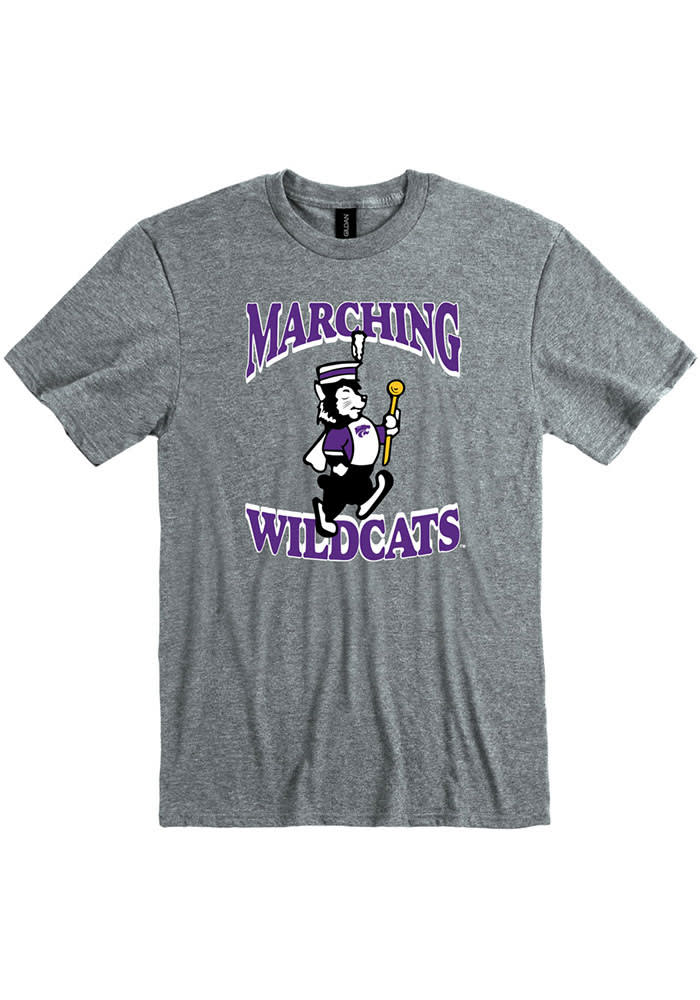 Rally K-State Wildcats Grey Marching Band Short Sleeve T Shirt