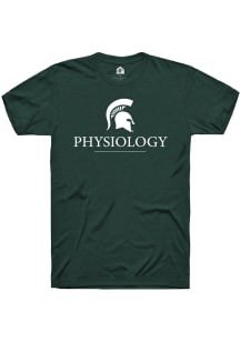 Rally Michigan State Spartans Green Physiology Short Sleeve T Shirt