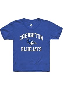 Rally Creighton Bluejays Youth Blue No 1 Short Sleeve T-Shirt