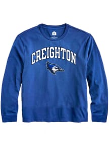Rally Creighton Bluejays Toddler Blue Arch Mascot Long Sleeve T-Shirt
