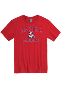 Arizona Wildcats Red Alumni Number One Short Sleeve T Shirt
