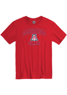 Arizona Wildcats Red Dad Number One Short Sleeve T Shirt