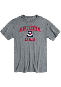 Arizona Wildcats Charcoal Dad Number One Short Sleeve T Shirt