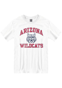 Arizona Wildcats White Number One Design Short Sleeve T Shirt