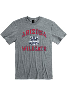 Arizona Wildcats Charcoal Number One Design Short Sleeve T Shirt