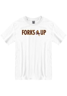 Arizona State Sun Devils White Forks Up Short Sleeve T Shirt