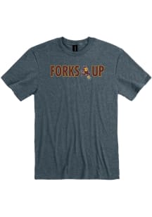 Arizona State Sun Devils Grey Forks Up Short Sleeve T Shirt