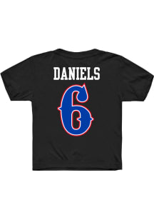 Jalon Daniels Kansas Jayhawks Youth Black JALON DANIELS PLAYER TEE Player Tee