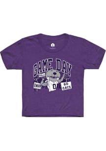 Rally K-State Wildcats Youth Purple GAME DAY WILLIE TEE Short Sleeve T-Shirt