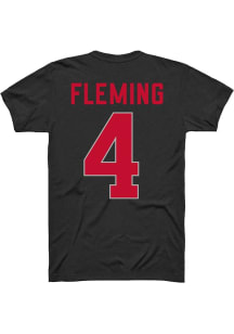 Julian Fleming Rally Mens Black Ohio State Buckeyes Player Player T Shirt