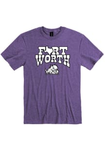Rally TCU Horned Frogs Purple Fort Worth Short Sleeve T Shirt