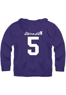 Avery Johnson K-State Wildcats Mens Purple Football Name And Number Player Hood
