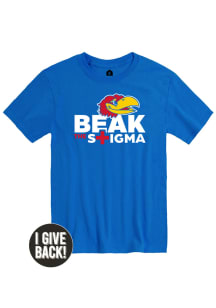 Rally Kansas Jayhawks Blue Beak The Stigma Short Sleeve T Shirt