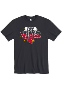 Rally Louisville Cardinals Black The Ville Short Sleeve T Shirt