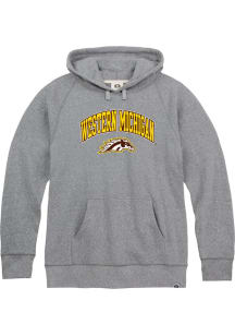 Rally Western Michigan Broncos Mens Grey Arch Mascot Fashion Hood