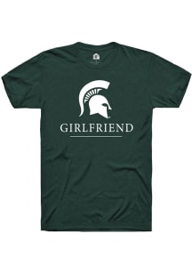 Michigan State Spartans Green Rally Girlfriend Short Sleeve T Shirt