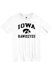 Rally Iowa Hawkeyes White No 1 Graphic Short Sleeve T Shirt