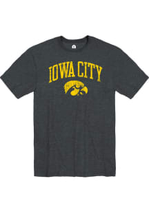 Rally Iowa Hawkeyes Black Arch Name Short Sleeve Fashion T Shirt