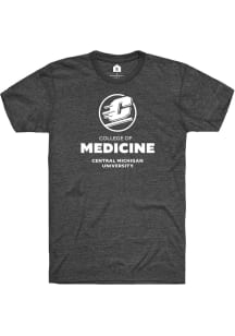 Rally Central Michigan Chippewas Charcoal College of Medicine Short Sleeve T Shirt