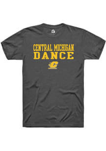 Rally Central Michigan Chippewas Maroon Stacked Dance Short Sleeve T Shirt