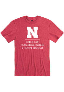Nebraska Cornhuskers Red Rally School of Agriculture Short Sleeve Fashion T Shirt