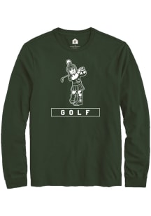 Mens Michigan State Spartans Green Rally Sparty Playing Golf Tee