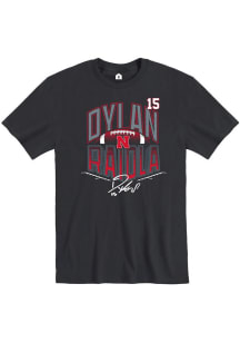 Dylan Raiola Rally Mens  Nebraska Cornhuskers Football Name and Number Fashion Player T Shirt