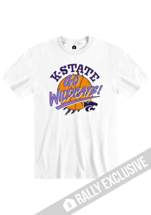 K-State Wildcats White Rally 2024 Official White Out Basketball Short Sleeve Fashion T Shirt