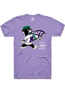 K-State Wildcats Lavender Rally Irish Willie Short Sleeve Fashion T Shirt