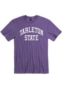 Rally Tarleton State Texans Purple Arch Name Short Sleeve T Shirt