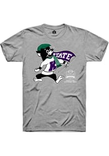 K-State Wildcats Grey Rally Irish Willie Short Sleeve Fashion T Shirt