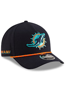 New Era Miami Dolphins 2025 NFL Rivalry 9FORTY M-Crown A-Frame Adjustable Hat - Black