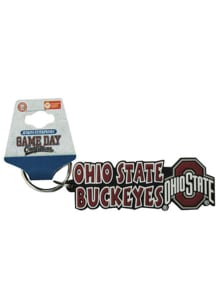 Ohio State Buckeyes Festive Keychain
