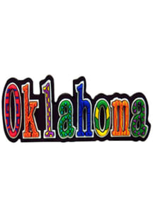 Oklahoma PVC Festive Magnet