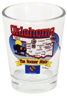Oklahoma State Map Shot Glass