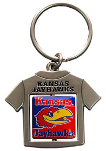 Kansas Jayhawks Tshirt Spinner Keychain
